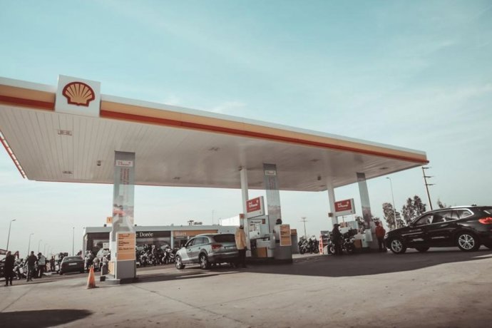 Imagen de una gasolinera.