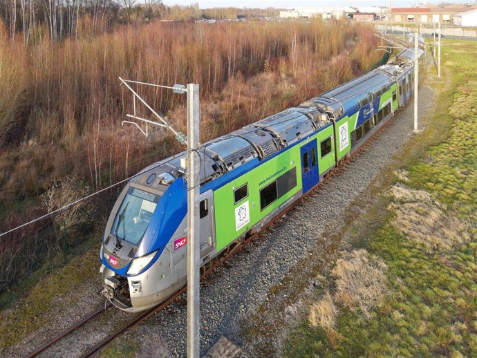 Tren autónomo en pruebas de Alstom