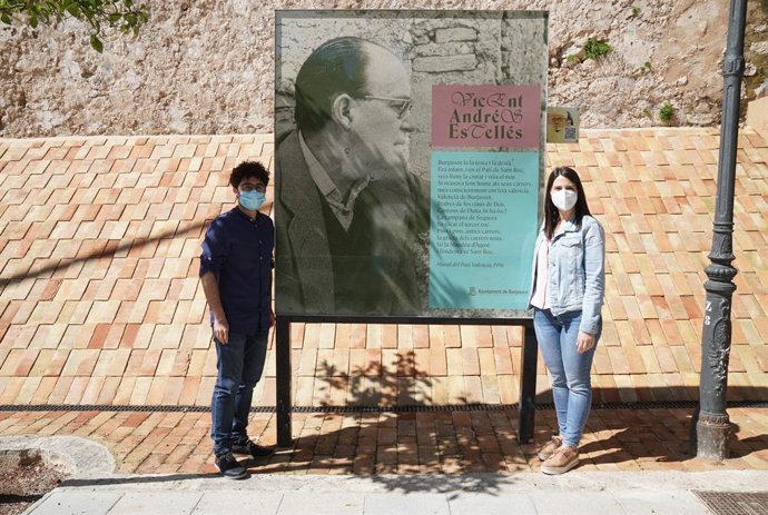 Panel de la ruta Estellés en Burjassot