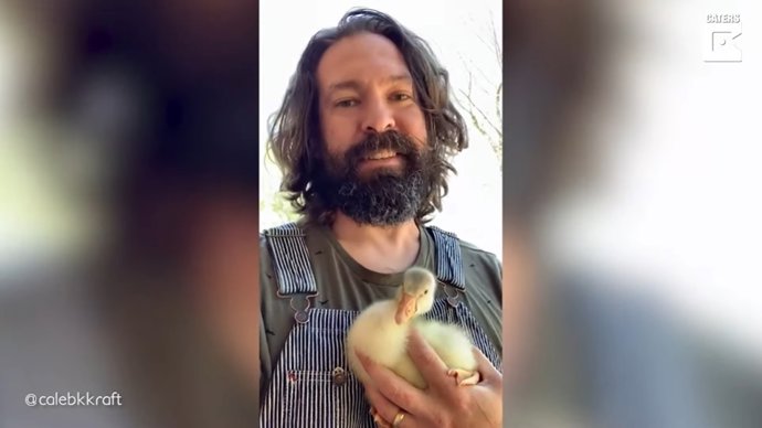 Este hombre compara el sonido de un ganso al correr sobre diferentes superficies mientras lo persigue