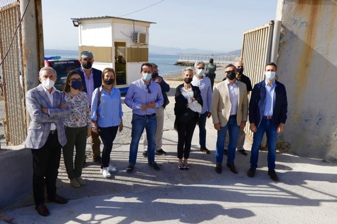 Imagen de este martes de diversos integrantes de la Interparlamentaria de Vox, reunida en Ceuta.