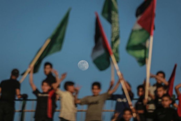 Movilización a favor de Hamás en la Franja de Gaza