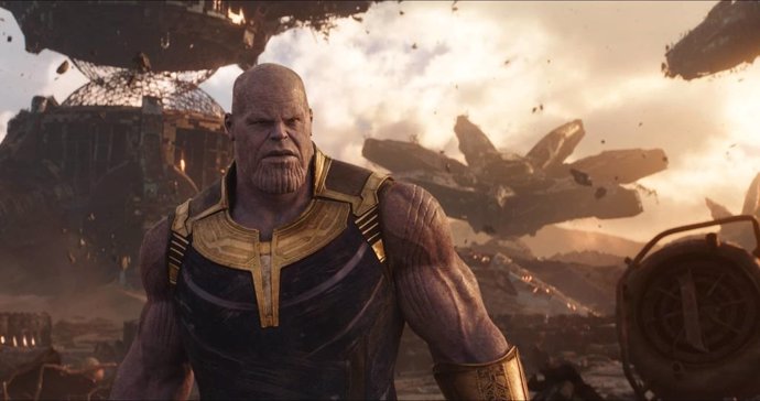 Thanos en Vengadores: Infinity War.
