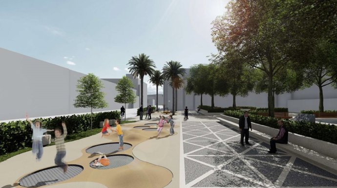Proyecto de la Plaza de la Mare de Déu del Castell