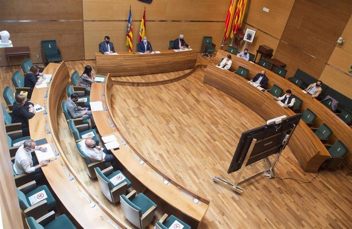 Imagen de la Comisión Informativa Especial para la Transformación del Sector Público de la Diputación de Valencia.