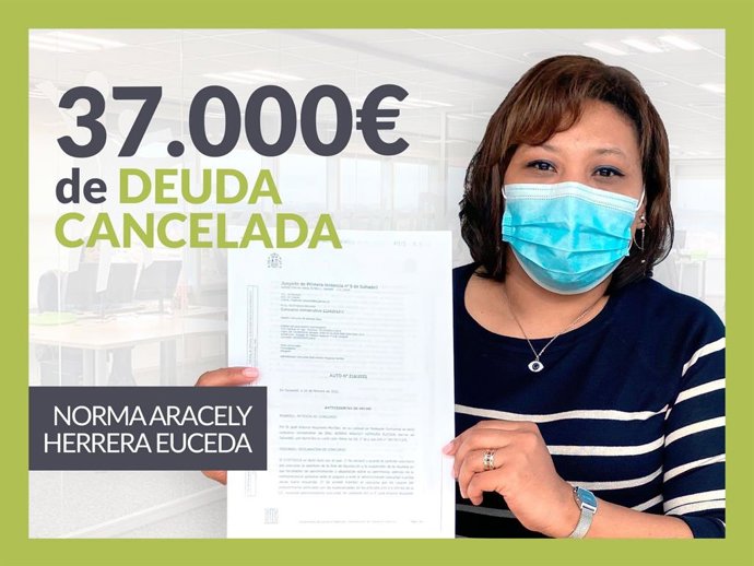 Norma Aracely, exonerada con Repara Tu Deuda