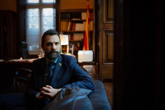 Archivo - El expresidente del Parlament y nuevo conseller de Empresa y Trabajo, Roger Torrent, en una imagen de archivo.