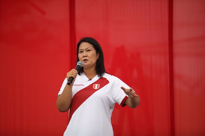 La candidata presidencial de Fuerza Popular, Keiko Fujimori.