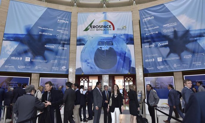 Archivo - Imagen de archivo de la celebración de Aerospace & Defence Meetings-ADM Sevilla en 2016.