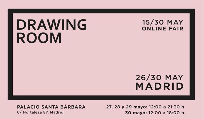 Cartel Drawing Room Madrid