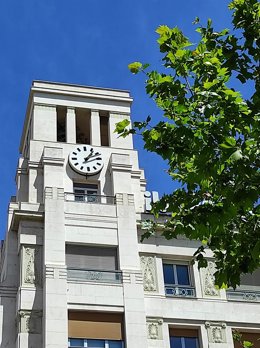 Edificio que alberga la sirena del Espolón de Logroño
