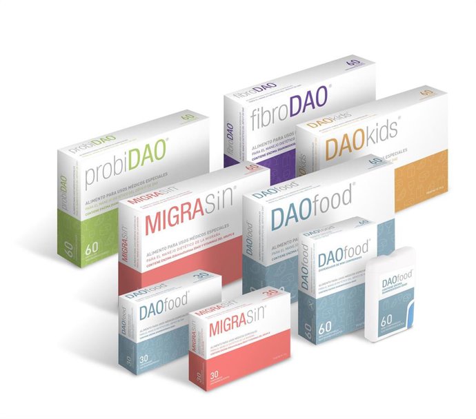 Archivo - Gama de productos con DAO comercializados con DR Healthcare
