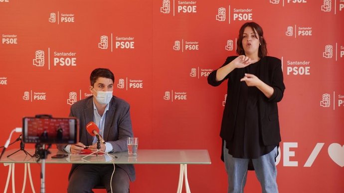 El portavoz del PSOE de Santander, Daniel Fernández