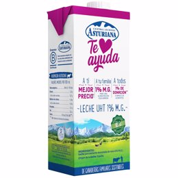 Nueva gama de productos de Central Lechera Asturiana 'Te Ayuda'.