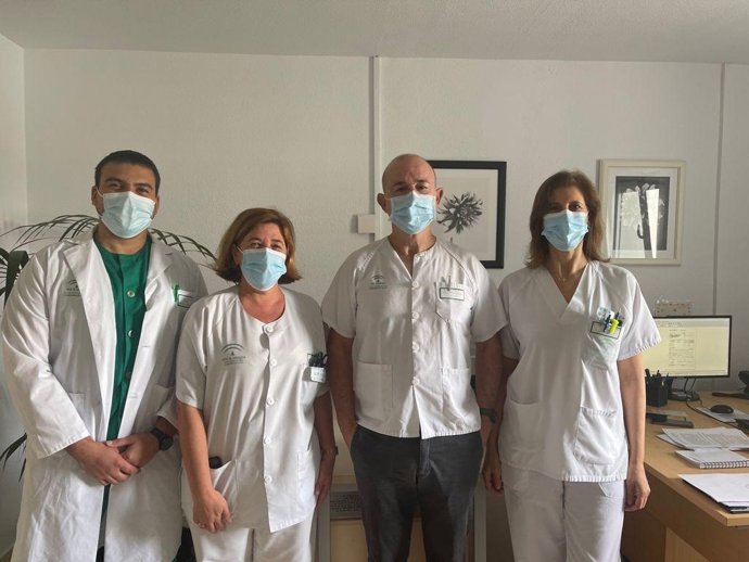 Profesionales del Servicio de Urología del Hospital Universitario de Jerez.