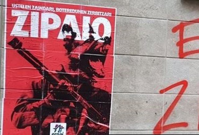 Cartel  contra la Ertzaintza