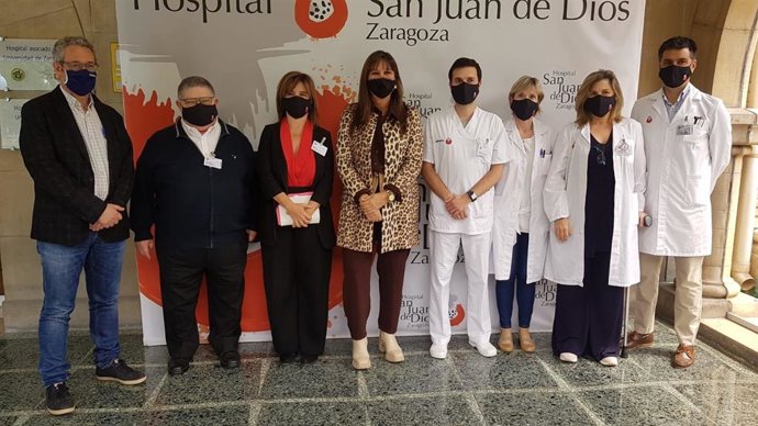 El Departamento de Sanidad del Gobierno de Aragón adapta las prestaciones del Hospital San Juan de Dios de Zaragoza a las necesidades generadas por la pandemia del coronavirus.