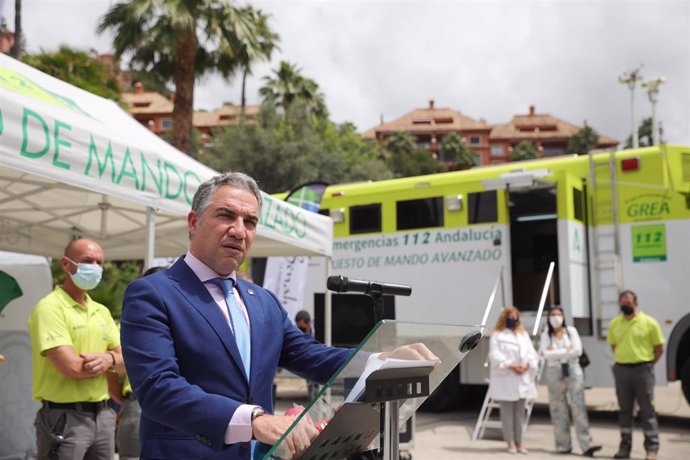 El consejero de la Presidencia, Administración Pública e Interior, Elías Bendodo.