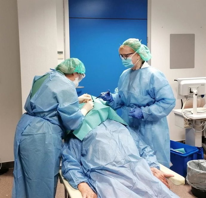 Inyección intravítrea en el Hospital Comarcal de Inca