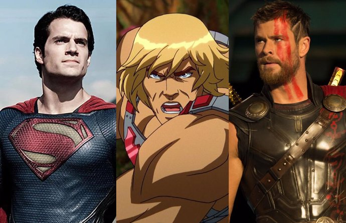 Henry Cavill y Chris Hemsworth pelean por ser He-Man en Masters del Universo