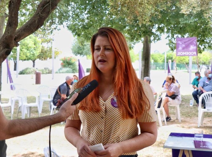 La portavoz de Adelante Sevilla, Susana Serrano, en una imagen de archivo