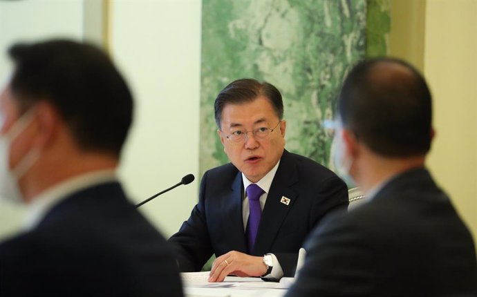 Moon Jae In, presidente de Corea del Sur.