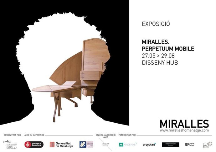 Cartel de la exposición 'Perpetuum Mobile' en el Disseny Hub