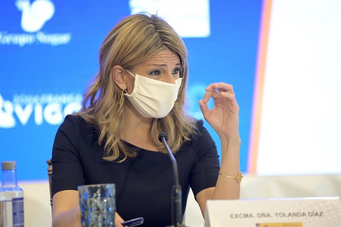 La vicepresidenta tercera y ministra de Trabajo y Economía Social, Yolanda Díaz