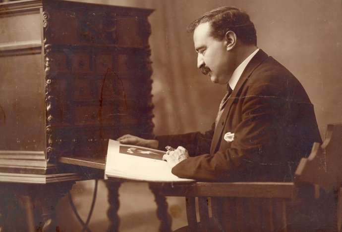 Archivo - El escrito y periodista Vicente Blasco Ibáñez