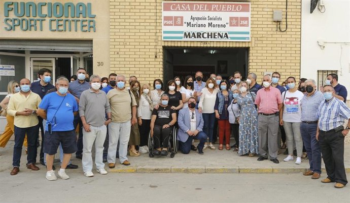 Acto de Susana Díaz con militantes en Marchena (Sevilla)