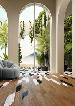 Miraggio, a new wooden floor collection designed by Pininfarina for Cor