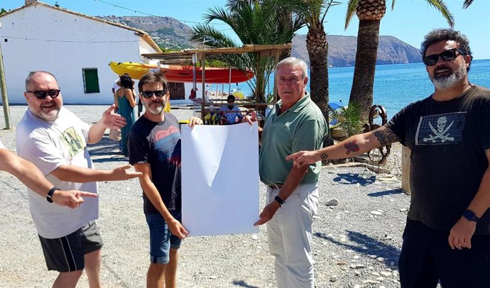 (I-D)Mcdiego, Paco Roca, José Pérez Gorgoll Y José Manuel Casañ En Altea (Alicante)