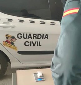 Droga intervenida por la Guardia Civil de Navarra.