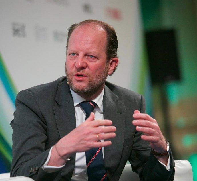 El consejero delegado de SIX Group y presidente de BME, Jos Dijsselhof, en el Foro Virtual Medcap2021.