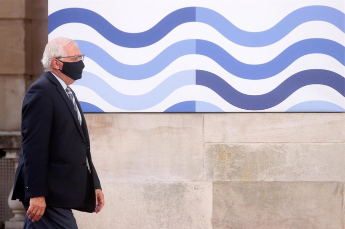 05 May 2021, United Kingdom, London: European High Representative of the Union for Foreign Affairs Josep Borrell arrives at the Lancaster House ahead of talks at the G7 Foreign and Development Ministers meeting. Photo: Hannah Mckay/PA Wire/dpa