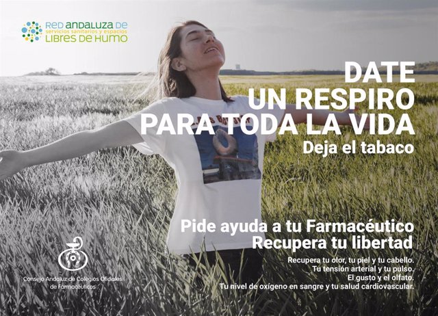 La farmacia andaluza lanza una campaña para fomentar la cesación tabáquica y ofrecer el asoramiento de los farmacéuticos