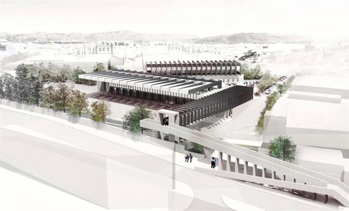 Infografía pasarela peatonal en Ronda