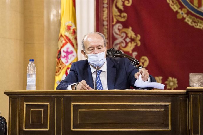 El ministro de Justicia, Juan Carlos Campo, comparece en el Senado ante la Comisión de Justicia, a 27 de mayo de 2021, en Madrid (España). Campo dedica su comparecencia a  informar sobre el Plan Justicia 2030.