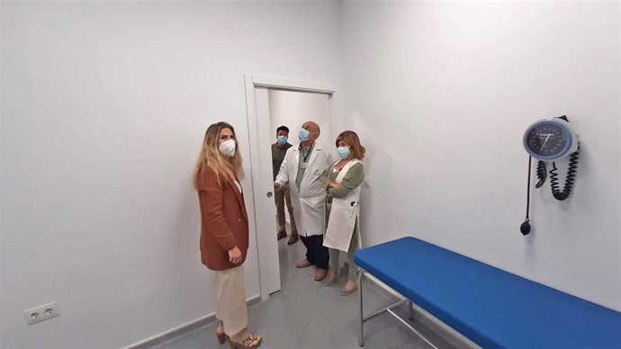 Mestre y Paredes en el centro de salud de Medina Sidonia
