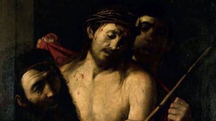 Imagen del 'ecce homo' que podría atribuirse a Caravaggio