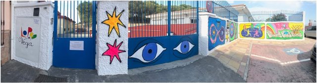 Entrada al CEIP Lope de Vega (Coín)