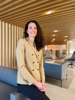 Paloma Rousseau en las dependencias de Vall Banc.