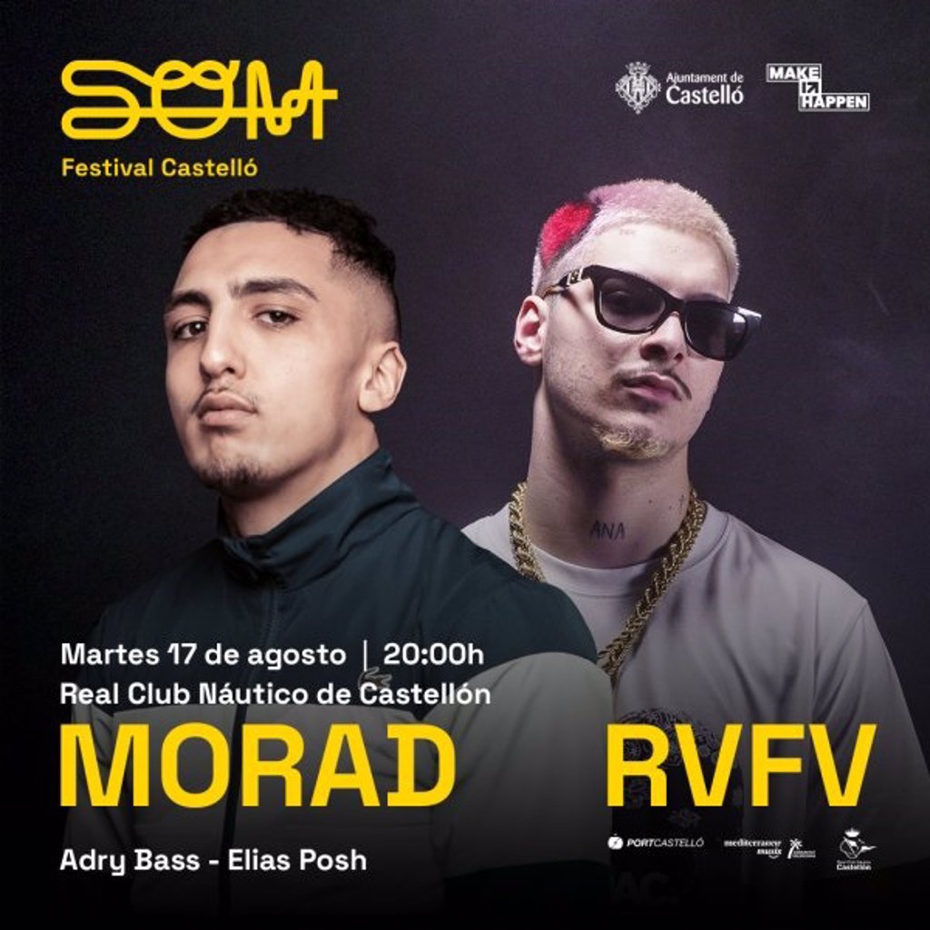 The urban music of Morad and RVFV joins the SOM Festival