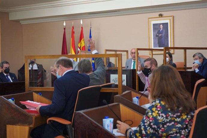 Pleno de la Diputación de Segovia.