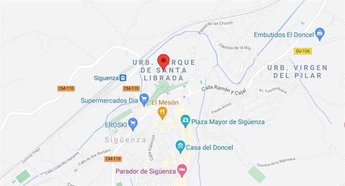 Urbanización Parque Santa Librada de la localidad guadalajareña de Sigüenza