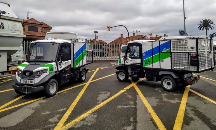 Nuevos vehículos eléctricos de Emulsa para el servicio de higiene urbana