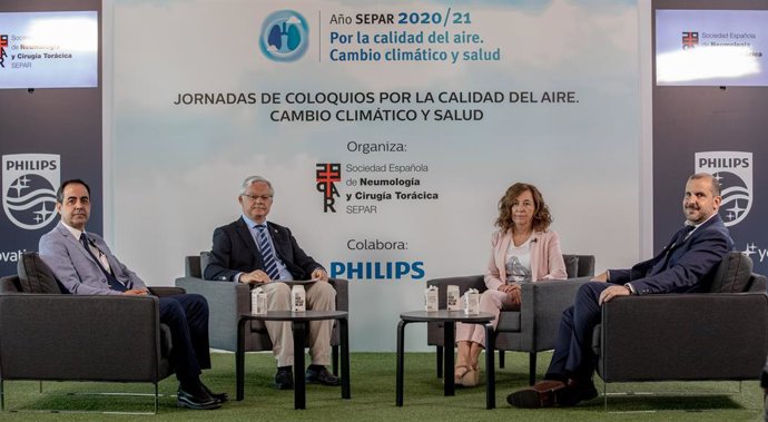 Segundo coloquio Por la calidad del aire. Cambio climático y salud, organizado por la Sociedad Española de Neumología y Cirugía Torácica (SEPAR), en colaboración con Philips Ibérica