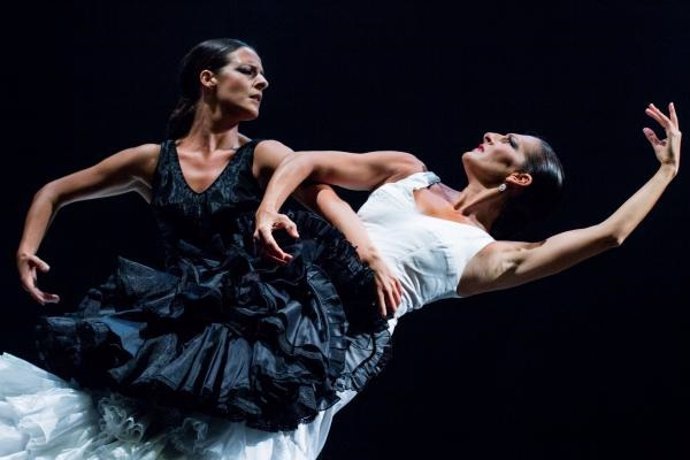 Un momento de la representación del Ballet Flamenco de Andalucía