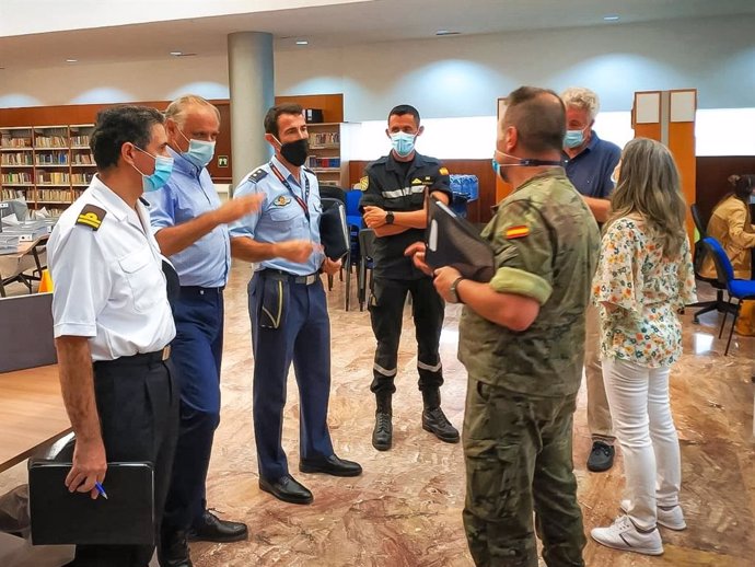 Archivo - Reunión en Canarias de mandos que participan en la operación 'Baluarte'