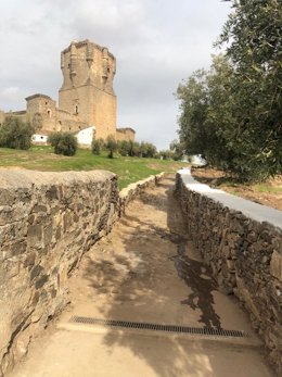 El castillo de Belalcázar.